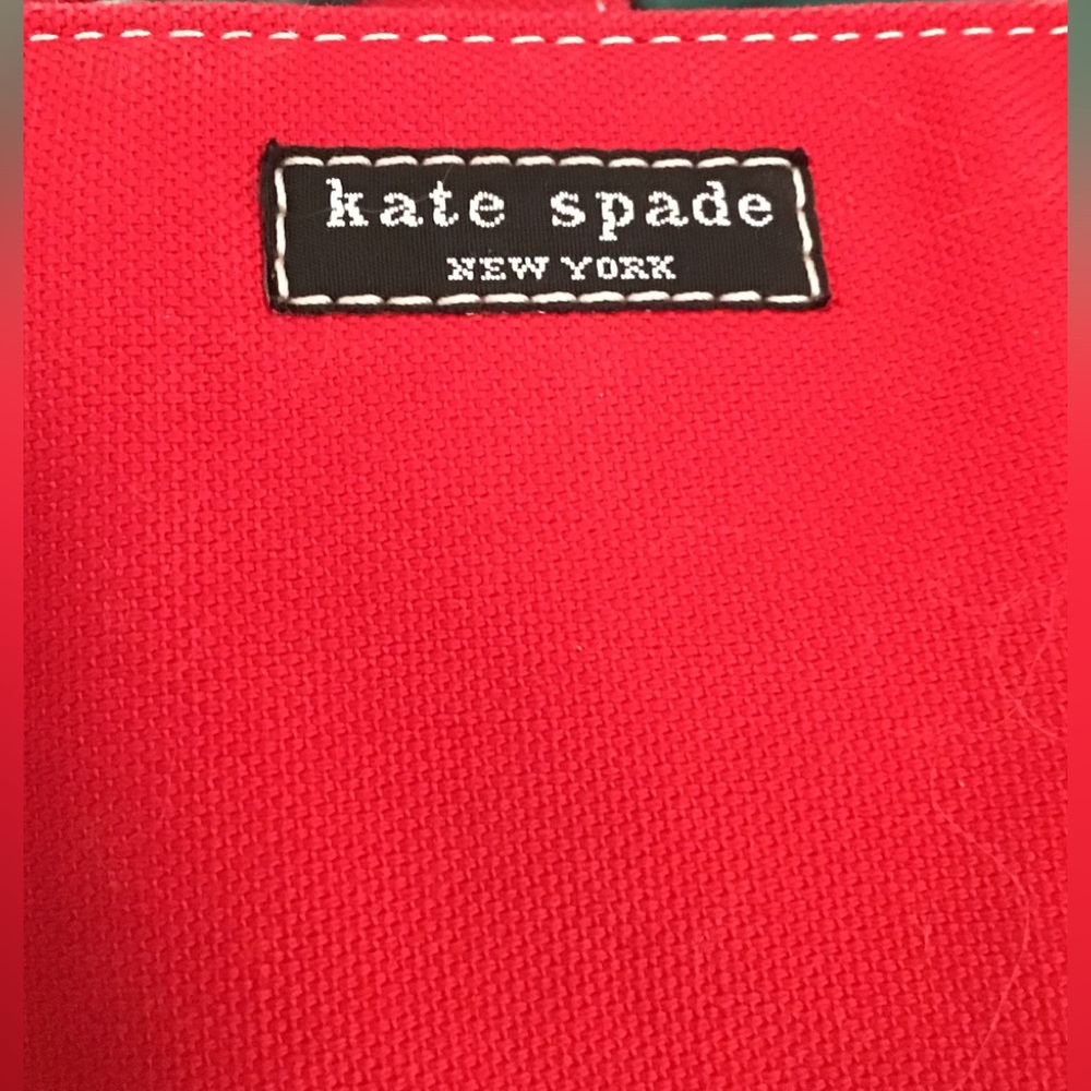 Pre-Loved Kate Spade Red Purse Tote Shoulder Bag in Red